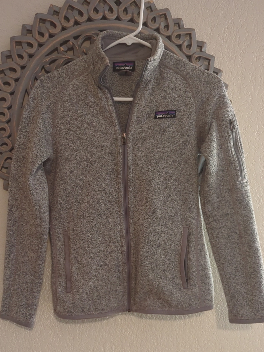 Patagonia Women's Better Sweater Heather Gray Full-Zip Fleece Jacket